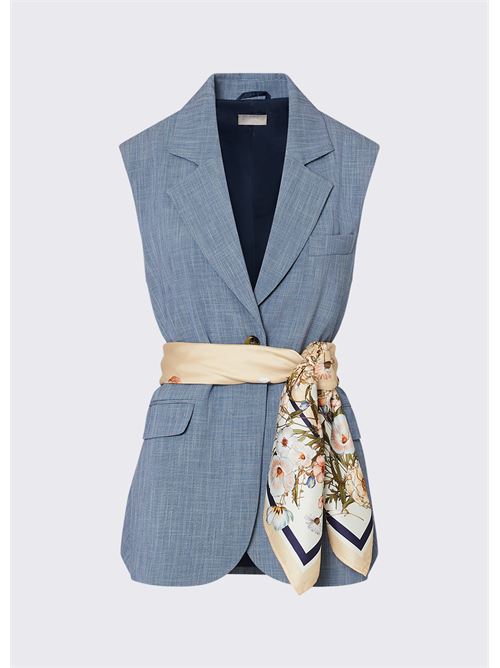 gilet con foulard Liu Jo | WA6165 T332AX0761