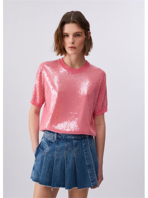 maglia con paillettes Liu Jo | WA6216 MA68R9050