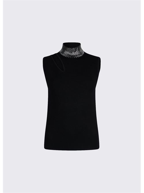 top in maglia con strass Liu Jo | WA6221 MS55N2222