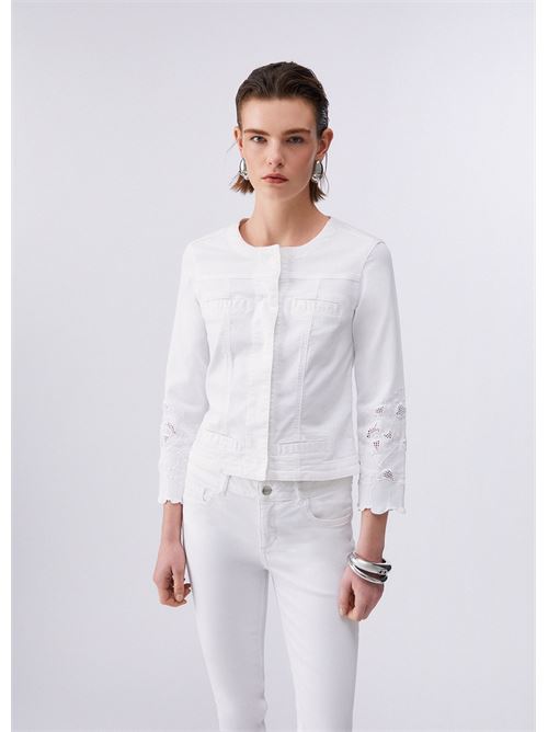 giacca con ricamo sangallo Liu Jo | WA6262 T367AP9255