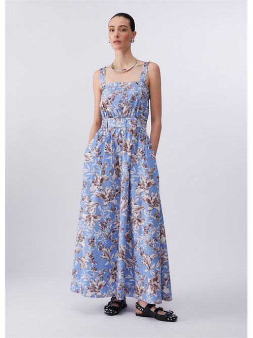 abito lungo in popeline Liu Jo | WA6312 T4853P9502