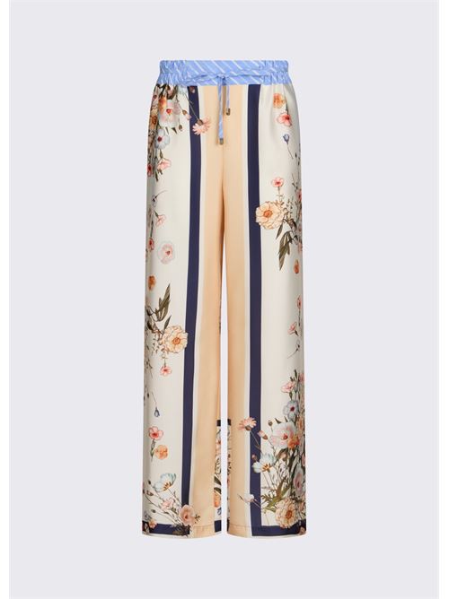 pantaloni in twill stampato Liu Jo | WA6358 T2555P9546