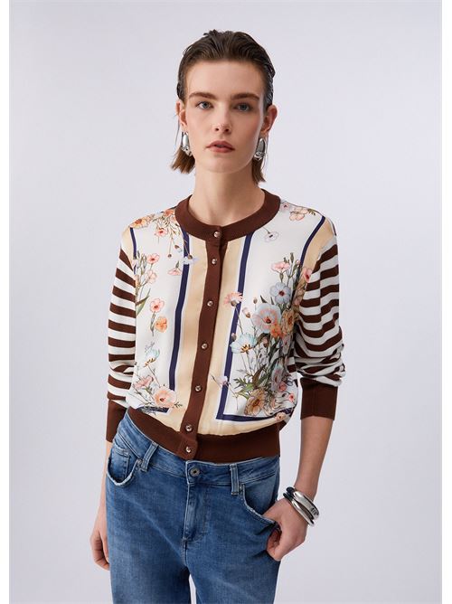 cardigan con stampa Liu Jo | WA6384 MS49IP9245