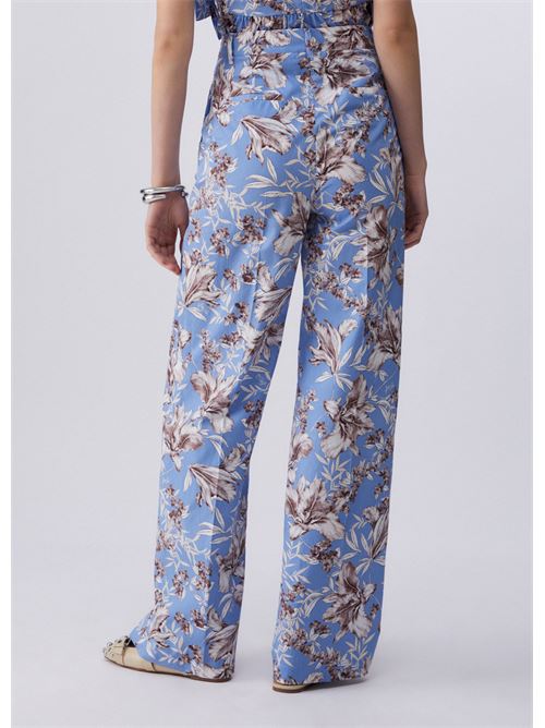 pantaloni palazzo in popeline Liu Jo | WA6441 T4853P9502