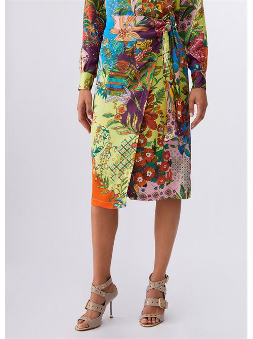 gonna lunga in raso stampato Liu Jo | WA6483 T471AP9363