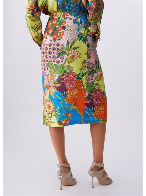 gonna lunga in raso stampato Liu Jo | WA6483 T471AP9363