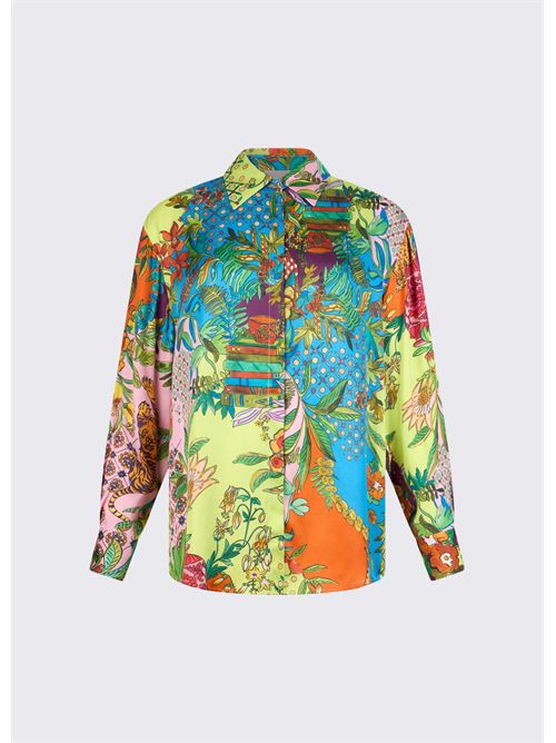 camicia in raso stampato Liu Jo | WA6485 T471AP9363