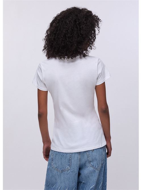 t-shirt con stampa e strass Liu Jo | WA6493 JS923P9600