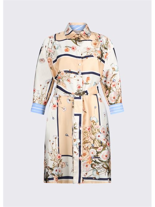 abito corto in twill stampato Liu Jo | WA6507 T2555P9547