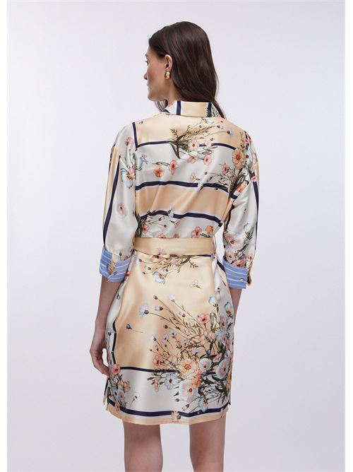 abito corto in twill stampato Liu Jo | WA6507 T2555P9547