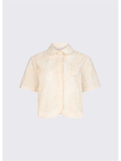 camicia con ricami e paillettes Liu Jo | WA6508 T472AP9417