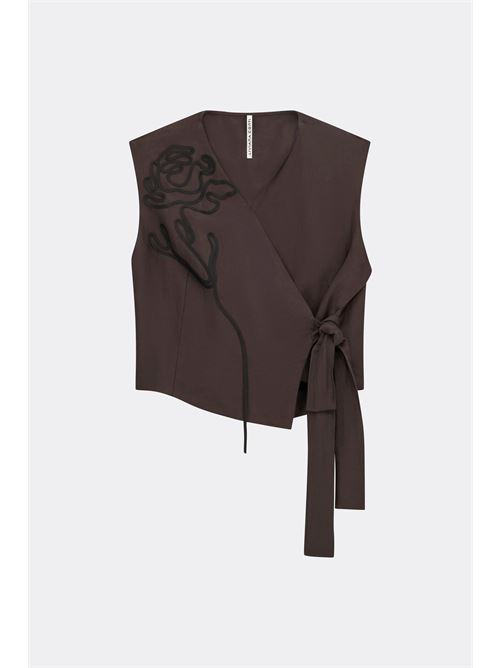 gilet ricamato Liviana Conti | F6SL90W18