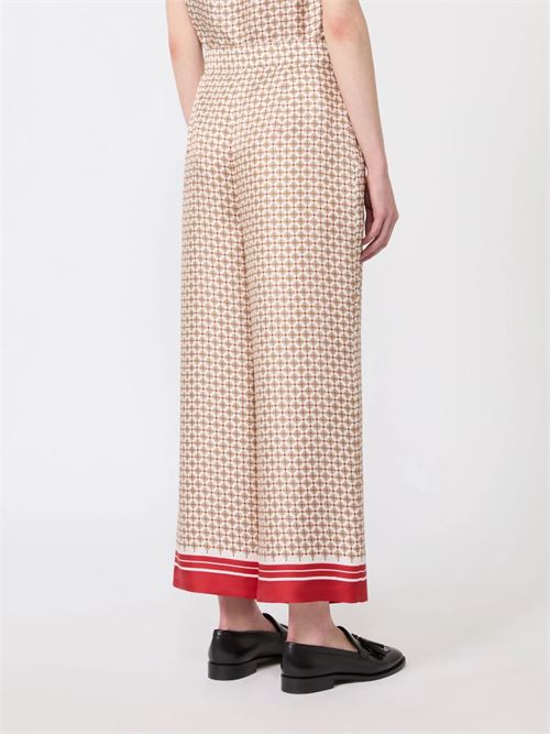 pantalone in seta stampata Max Mara Studio | 2616131011001