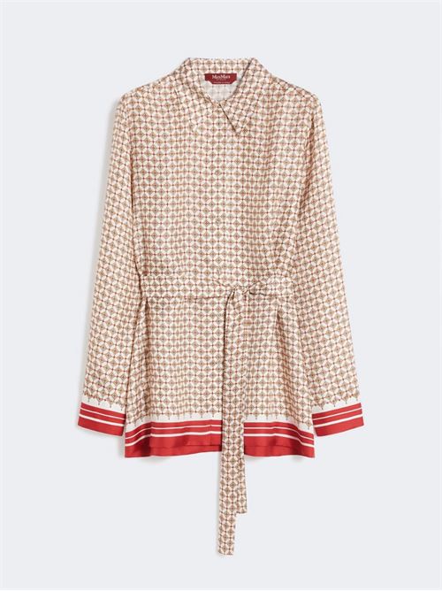 camicia in seta stampata Max Mara Studio | 2616191011001