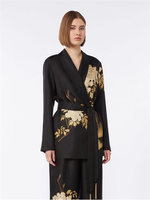 casacca in seta stampata Max Mara Studio | 2616191024003