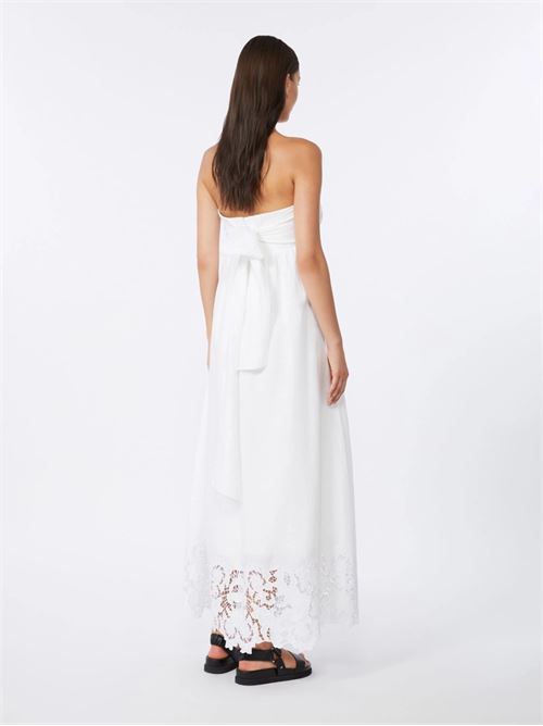 abito bustier in tela di lino Max Mara Studio | 2616221012002