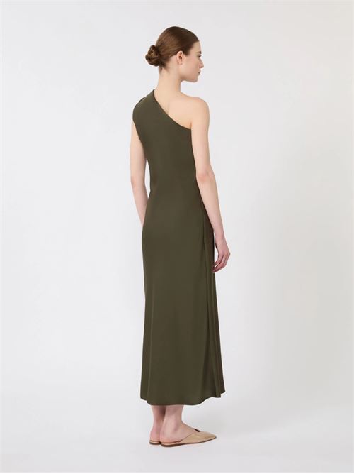 abito monospalla in satin lucido Max Mara Studio | 2616221033000