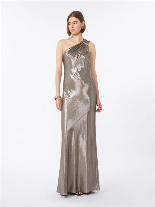 abito monospalla in lamé Max Mara Studio | 2616221084002