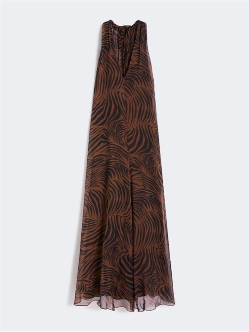 abito in chiffon di seta stampato Max Mara Studio | 2616221092002