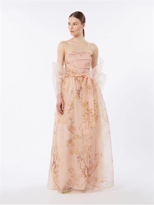 abito in organza di seta stampata Max Mara Studio | 2616221124003