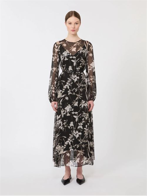 abito in chiffon stampato Max Mara Studio | 2616231025004