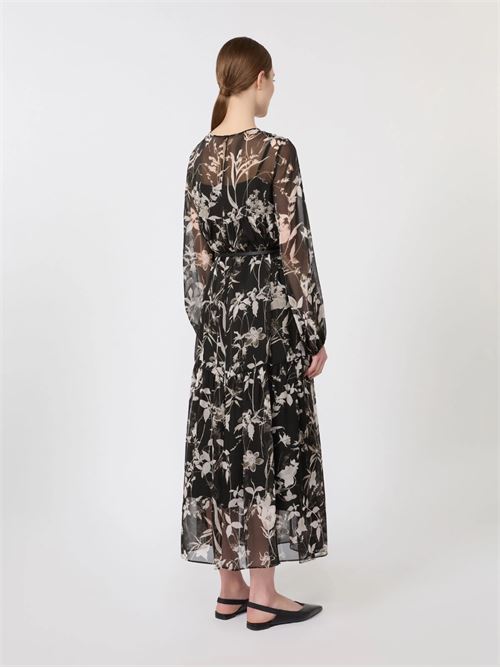 abito in chiffon stampato Max Mara Studio | 2616231025004