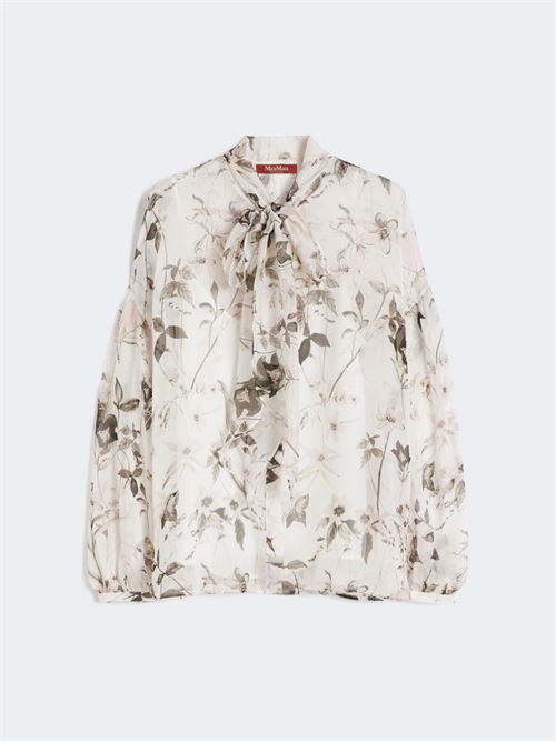 blusa in chiffon stampato Max Mara Studio | 2616261015003
