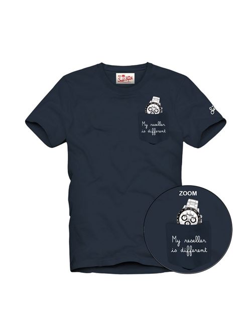 t-shirt stampata con taschino MC2 Saint Bart | AUSTIN04349L