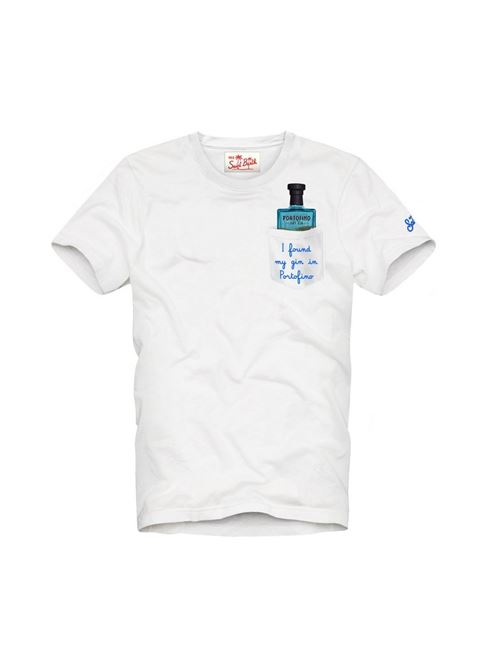t-shirt stampata con taschino MC2 Saint Bart | AUSTIN04514L