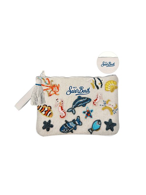 pochette grande con paillettes MC2 Saint Bart | POUCH PEARL N00877