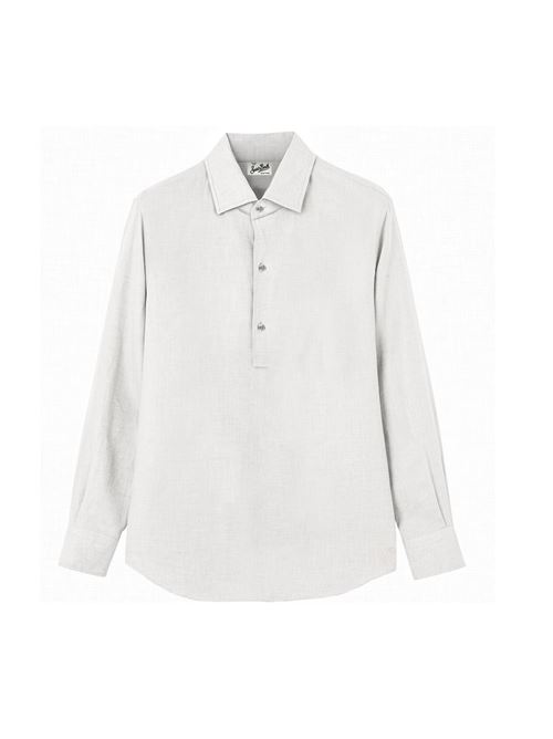 polo camicia  in lino MC2 Saint Bart | RAPHAEL POLO01457L