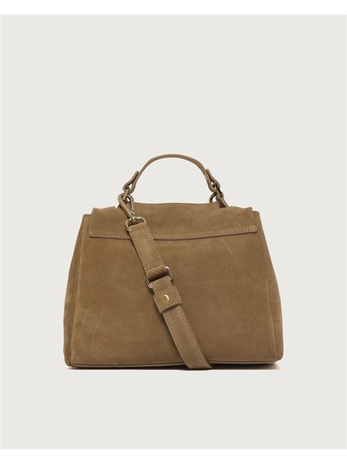 borsa sveva peach small a mano in suede con tracolla Orciani | B01999 SENBI