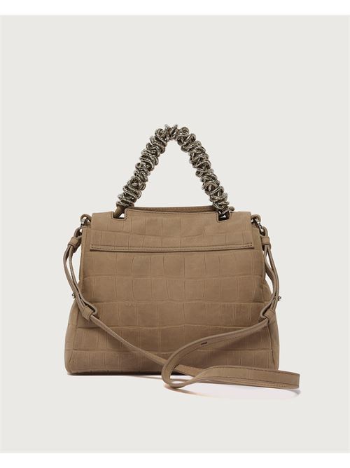 borsa sveva twilight piccola a mano in nabuk stampa cocco Orciani | B01999 TWLBI