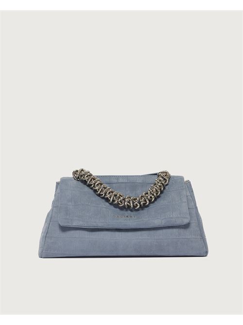 borsa sveva longuette twilight a spalla in nabuk stampa cocco Orciani | B02159 TWLCI