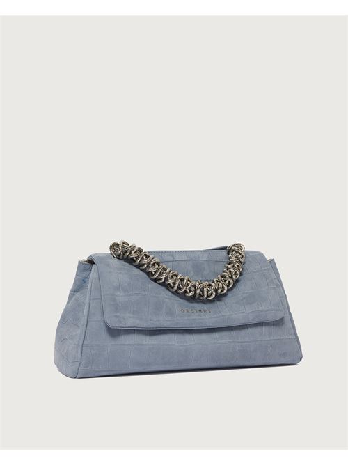 borsa sveva longuette twilight a spalla in nabuk stampa cocco Orciani | B02159 TWLCI