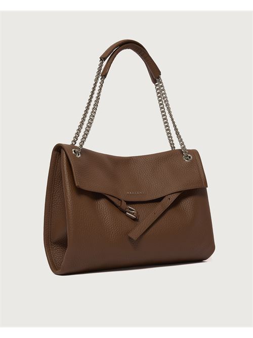 borsa venus soft midi a spalla in pelle martellata Orciani | B02212 SOFCO