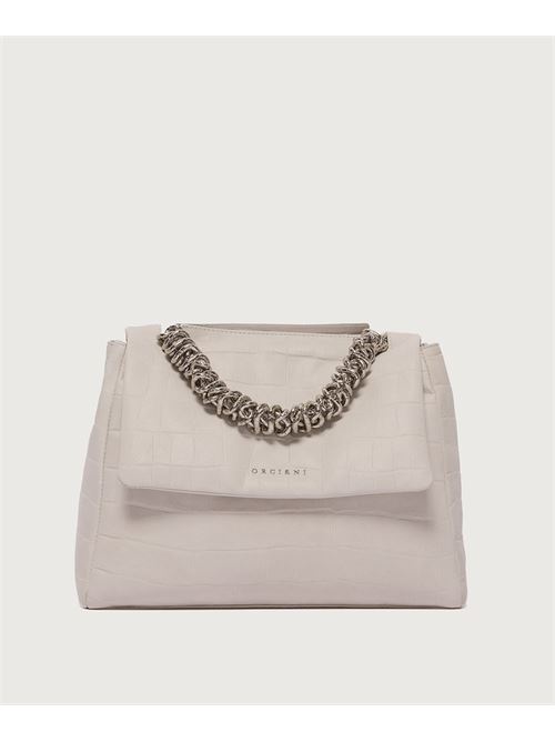 borsa sveva twilight midi a spalla in nabuk stampa cocco Orciani | BT2006 TWLGE