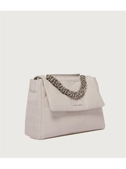borsa sveva twilight midi a spalla in nabuk stampa cocco Orciani | BT2006 TWLGE