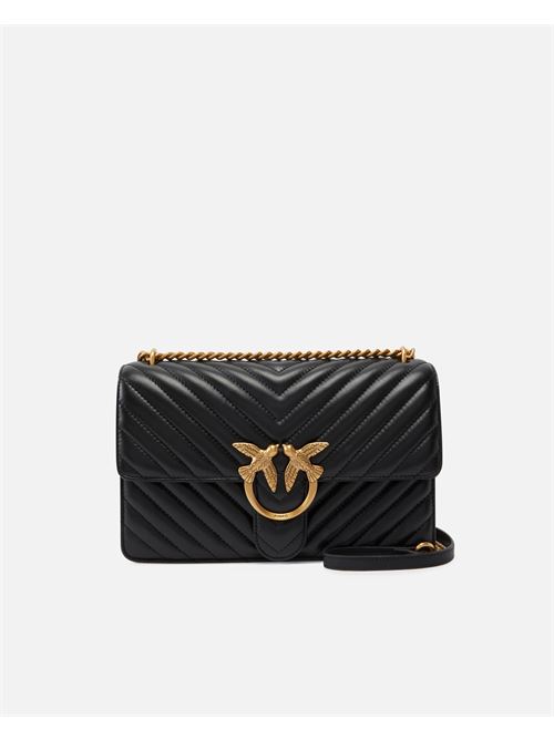 borsa media a tracolla love bag one chevron<BR/>