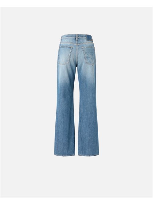 jeans wide leg con scoloriture Pinko | 101733 A323PJO