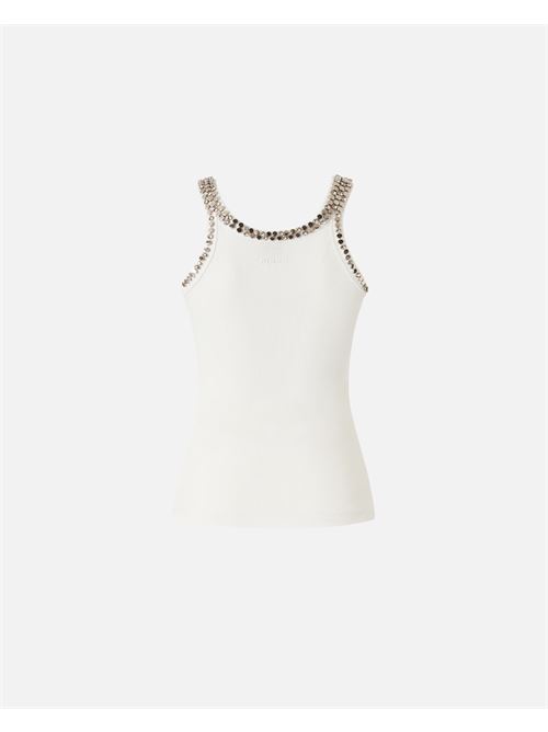 top a costine con ricami gioiello Pinko | 104109 A35YZ04