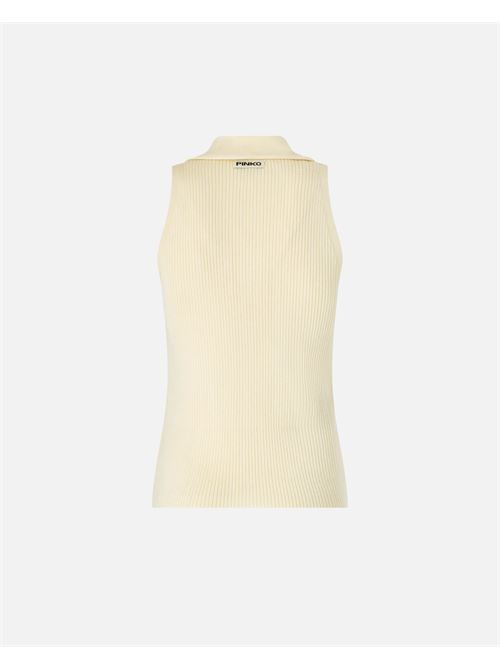 top con nodo a bandana e bottoni Pinko | 106315 A347C04