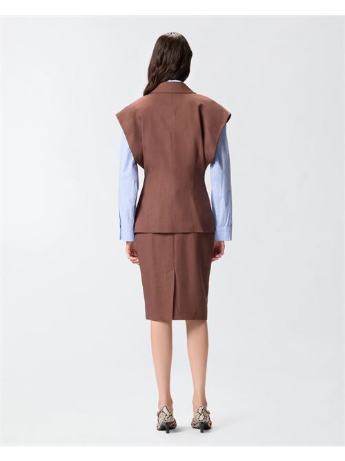 giacca smanicata effetto rustico Pinko | 106509 A2W6L78