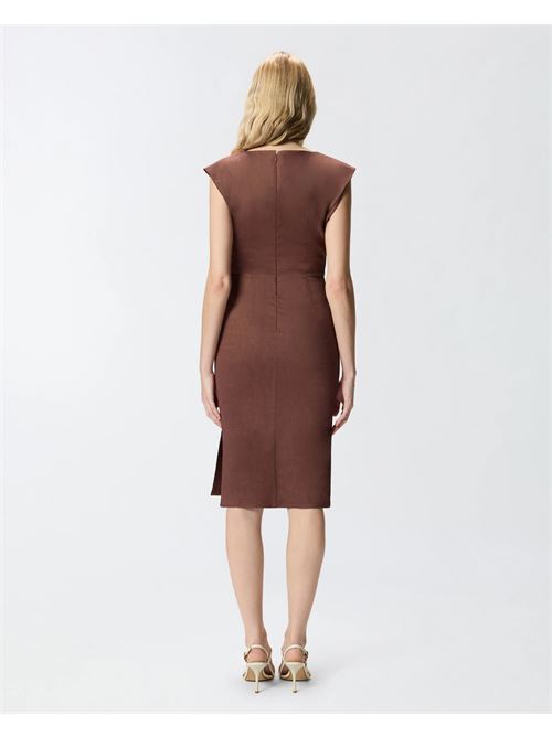 abito longuette aderente in lino Pinko | 106521 A34IL78