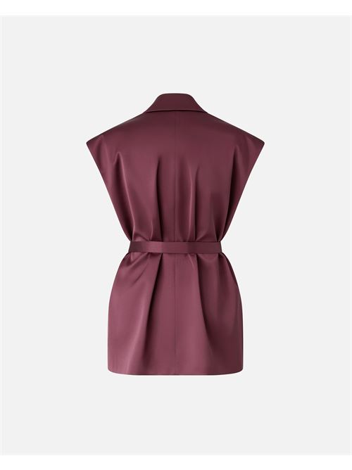 giacca smanicata in satin Pinko | 106585 A1Y5R57