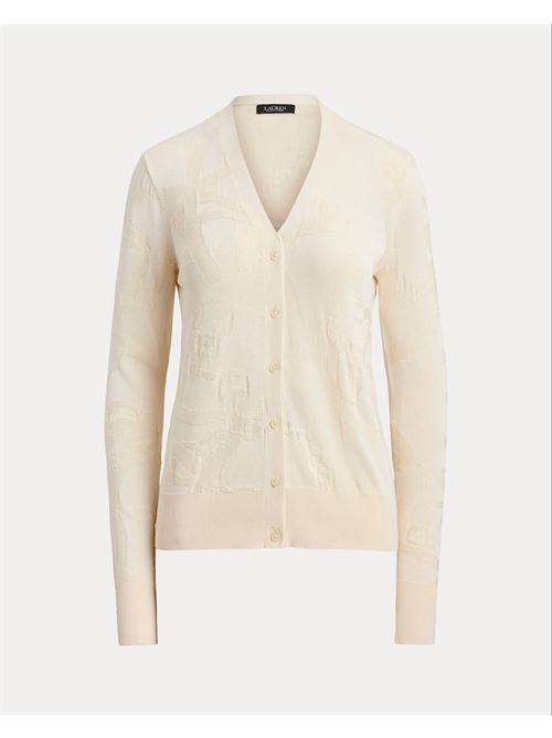 cardigan con scollo a v motivo a cinture Polo Ralph Lauren | 200P03476001