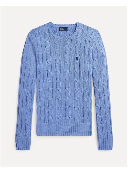 maglia a girocollo in cotone a trecce Polo Ralph Lauren | 211971869009