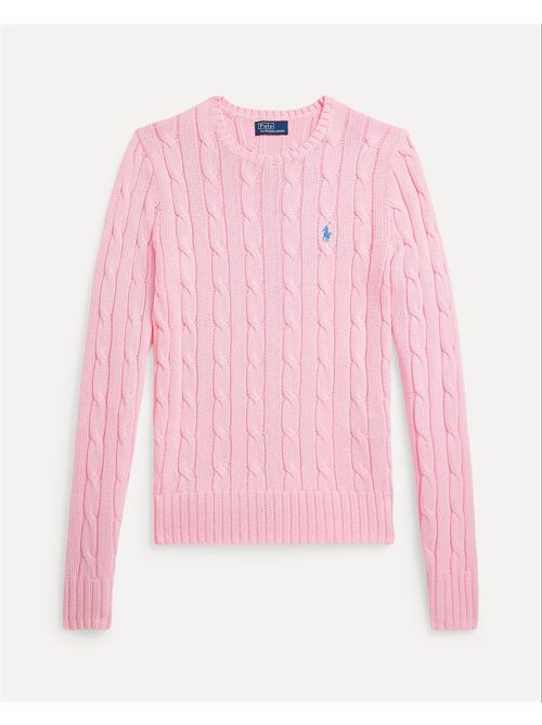 maglia a girocollo in cotone a trecce Polo Ralph Lauren | 211971869010