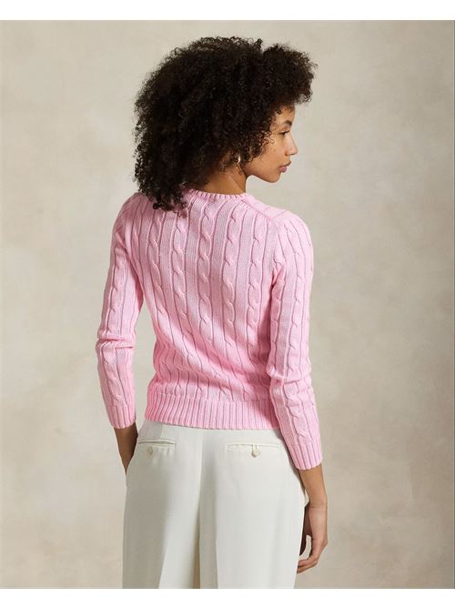 maglia a girocollo in cotone a trecce Polo Ralph Lauren | 211971869010