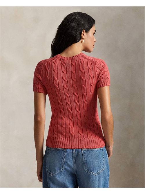 maglia a maniche corte a trecce Polo Ralph Lauren | 211971873005